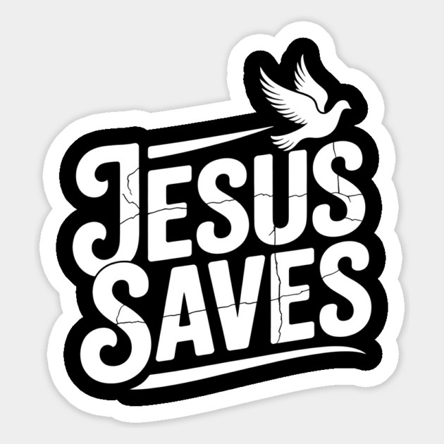 Jesus Saves Christian Gift Magnet by Alex's Store 23