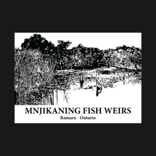Mnjikaning Fish Weirs - Ramara ON T-Shirt