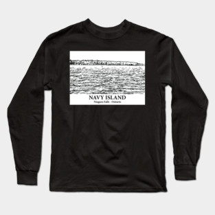 Navy Island - Niagara Falls ON Long Sleeve T-Shirt