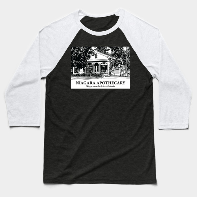 Niagara Apothecary - Niagara-on-the-Lake ON Baseball T-Shirt by Lakeric