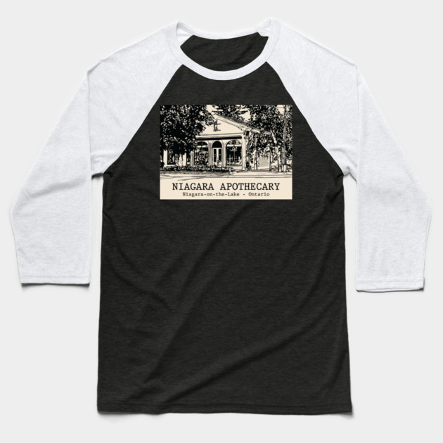 Niagara Apothecary - Niagara-on-the-Lake ON Baseball T-Shirt by Lakeric