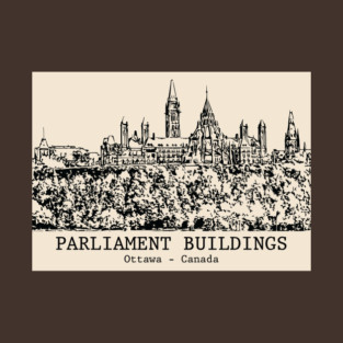Parliament Buildings - Ottawa ON T-Shirt