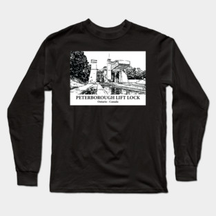 Peterborough Lift Lock - Ontario Long Sleeve T-Shirt