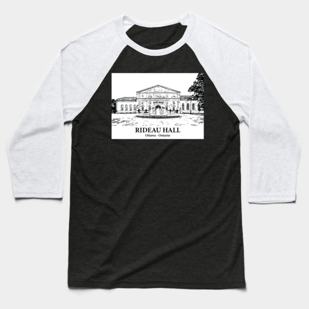 Rideau Hall - Ottawa ON Baseball T-Shirt by Lakeric