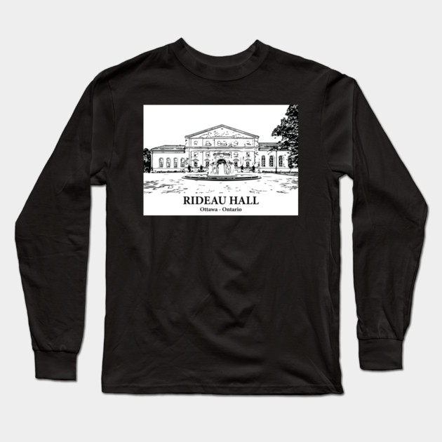 Rideau Hall - Ottawa ON Long Sleeve T-Shirt by Lakeric