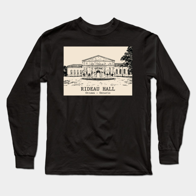Rideau Hall - Ottawa ON Long Sleeve T-Shirt by Lakeric