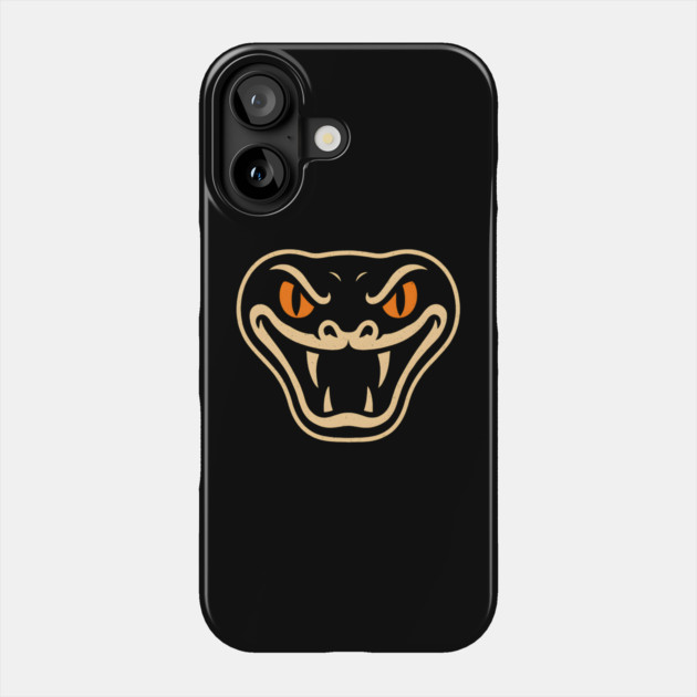 Spooky Snake Face Halloween Artwork Gift Phone Case by MakerMind8.2