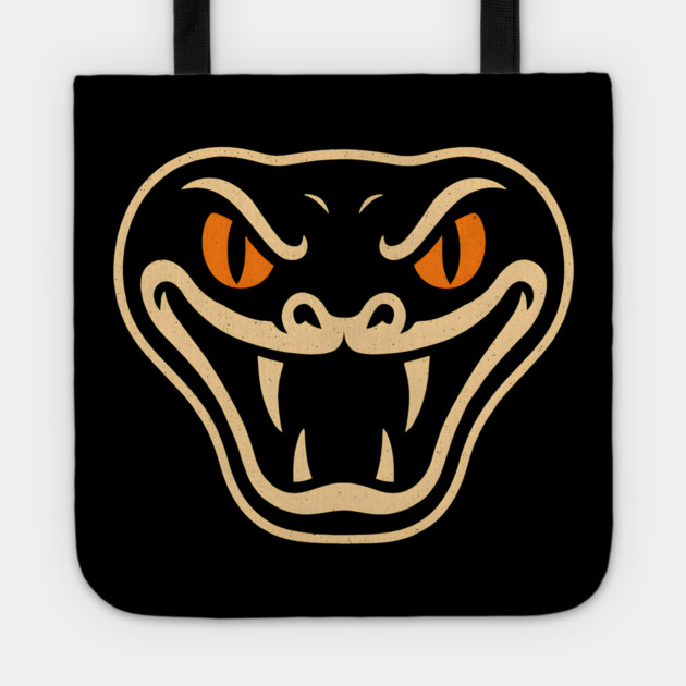 Spooky Snake Face Halloween Artwork Gift Tote by MakerMind8.2