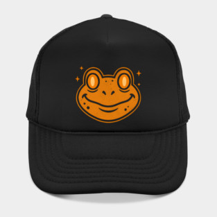 Spooky Frog Face Halloween Artwork Gift Hat