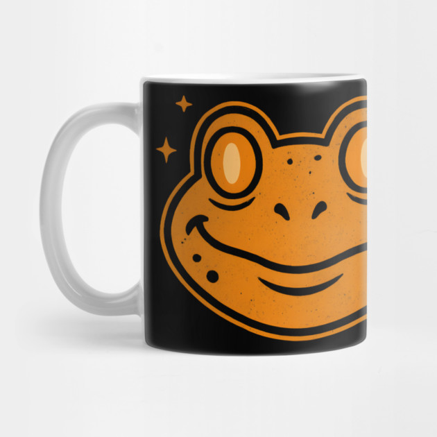 Spooky Frog Face Halloween Artwork Gift by MakerMind8.2