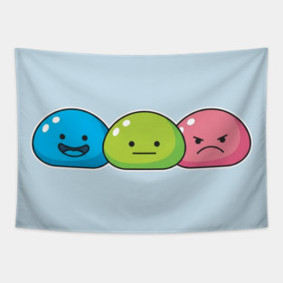 Slime Rancher Slime Emotions Tapestry