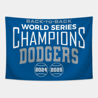 Dodgers 2025 World Series Champions Tapestry