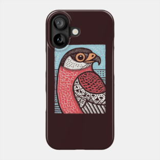 Majestic Hawk Portrait | Horus Inspired Bird of Prey Phone Case
