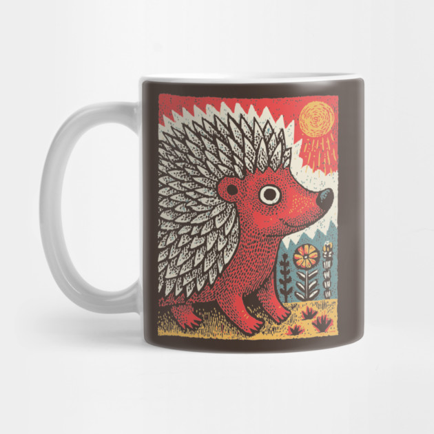 Fiery Hedgehog Spirit | Autumn Forest Creature by TuncGK