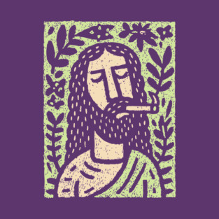 Meditative Jesus | Sacred Herbal Sacrament T-Shirt