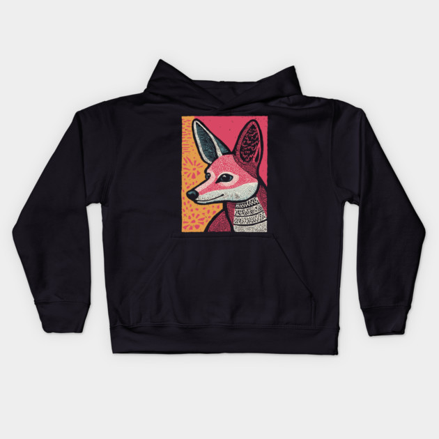 Anubis Inspired Jackal | Egyptian Underworld Guide Kids Hoodie by TuncGK