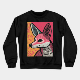 Anubis Inspired Jackal | Egyptian Underworld Guide Crewneck Sweatshirt