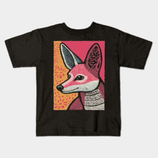 Anubis Inspired Jackal | Egyptian Underworld Guide Kids T-Shirt