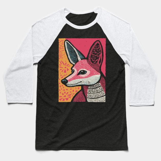 Anubis Inspired Jackal | Egyptian Underworld Guide Baseball T-Shirt by TuncGK