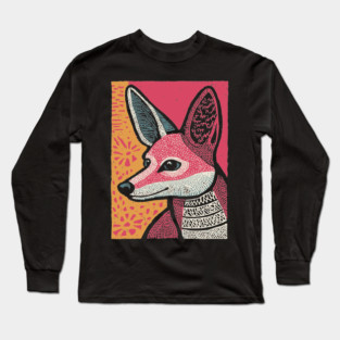 Anubis Inspired Jackal | Egyptian Underworld Guide Long Sleeve T-Shirt