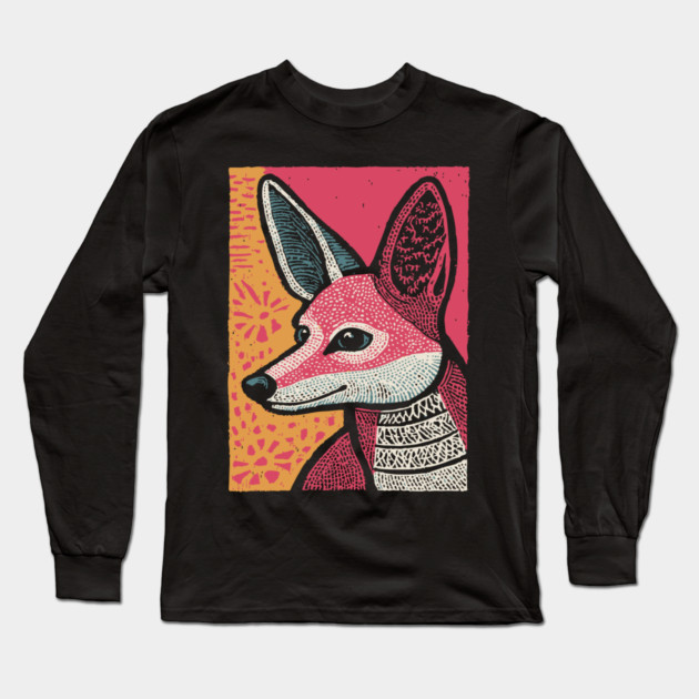 Anubis Inspired Jackal | Egyptian Underworld Guide Long Sleeve T-Shirt by TuncGK