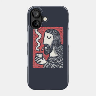 Contemplative Holy Man | Sacred Pipe Ritual Phone Case
