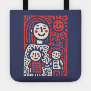 My First Day of School | Kids Crayon Drawing Tote