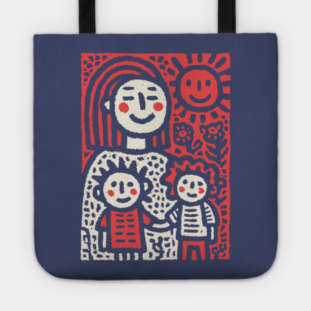 My First Day of School | Kids Crayon Drawing Tote by TuncGK