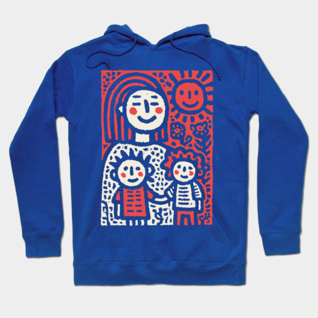 My First Day of School | Kids Crayon Drawing Hoodie by TuncGK