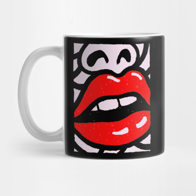Bold Pop Art Lips | Retro Glamour Graphic by TuncGK