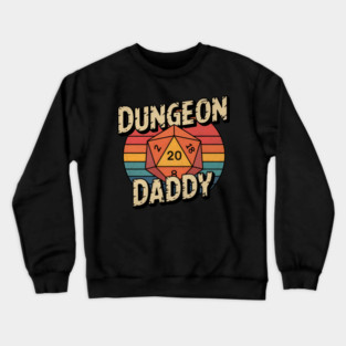 Dungeon Daddy DnD vintage Crewneck Sweatshirt