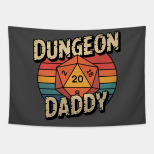 Dungeon Daddy DnD vintage Tapestry