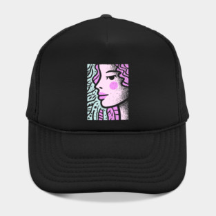 Vaporwave Mermaid | Pastel Siren Aesthetic Hat