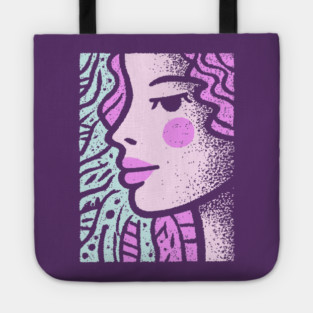 Vaporwave Mermaid | Pastel Siren Aesthetic Tote