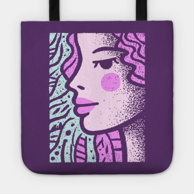 Vaporwave Mermaid | Pastel Siren Aesthetic Tote by TuncGK