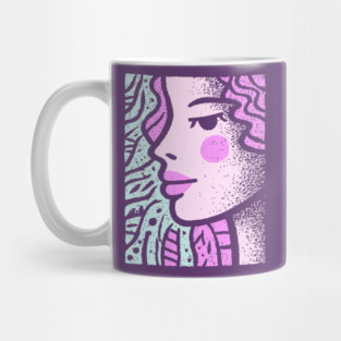Vaporwave Mermaid | Pastel Siren Aesthetic Mug