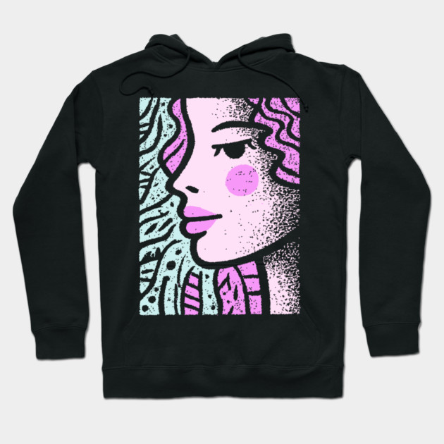 Vaporwave Mermaid | Pastel Siren Aesthetic Hoodie by TuncGK