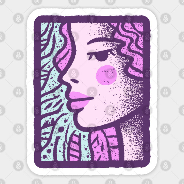 Vaporwave Mermaid | Pastel Siren Aesthetic Sticker by TuncGK