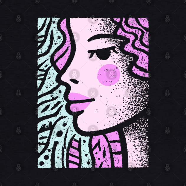 Vaporwave Mermaid | Pastel Siren Aesthetic by TuncGK