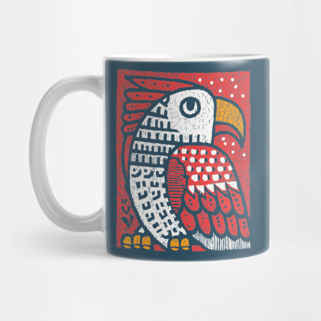 Folk Art Eagle | Whimsical Bird of Prey by TuncGK