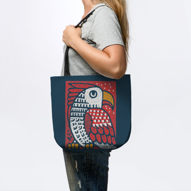 Folk Art Eagle | Whimsical Bird of Prey by TuncGK