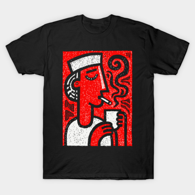 Stressed Nurse | Dark Humor Medical Graphic T-Shirt by TuncGK