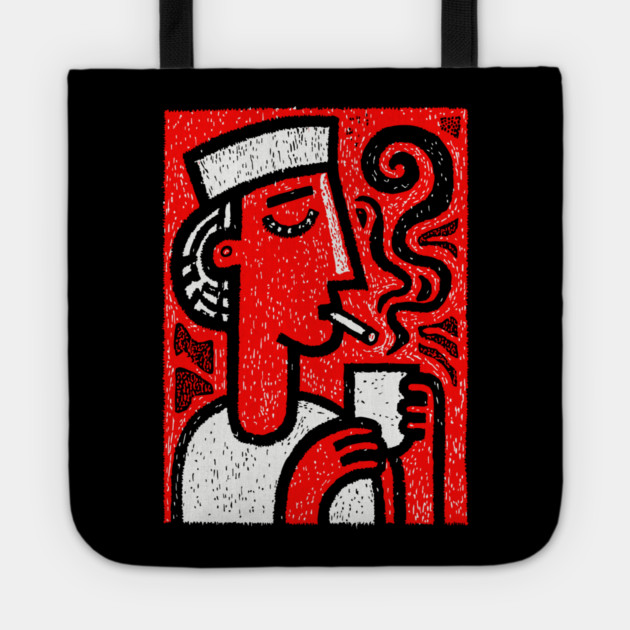 Stressed Nurse | Dark Humor Medical Graphic Tote by TuncGK