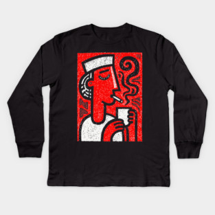 Stressed Nurse | Dark Humor Medical Graphic Kids Long Sleeve T-Shirt