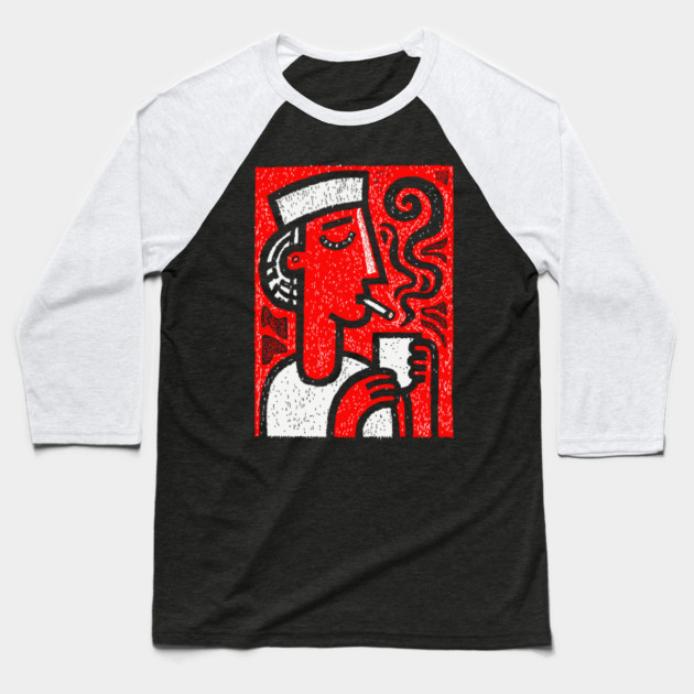 Stressed Nurse | Dark Humor Medical Graphic Baseball T-Shirt by TuncGK