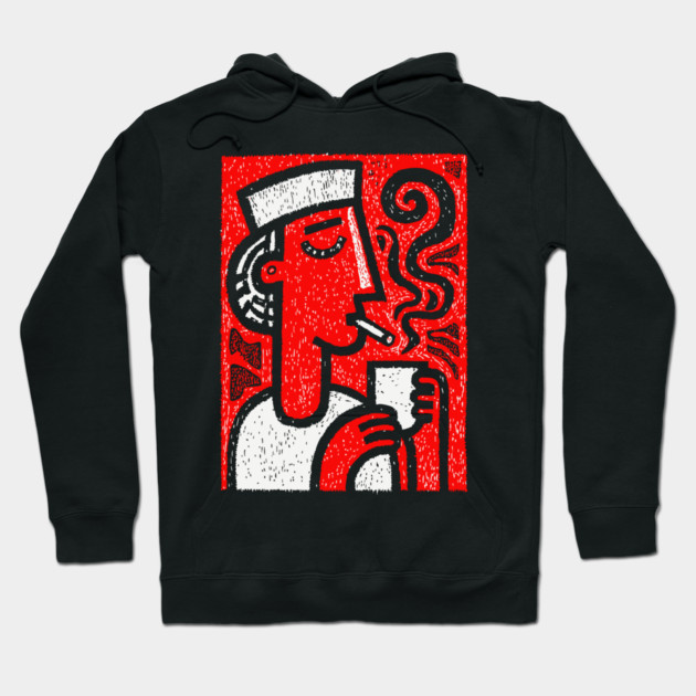 Stressed Nurse | Dark Humor Medical Graphic Hoodie by TuncGK