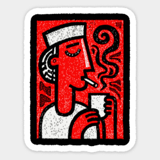 Stressed Nurse | Dark Humor Medical Graphic Sticker