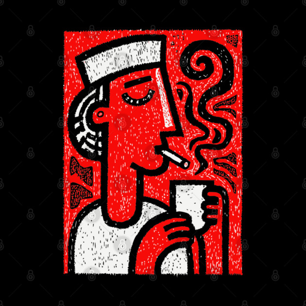 Stressed Nurse | Dark Humor Medical Graphic by TuncGK