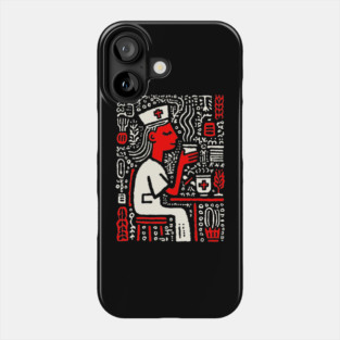 Nurse on a Break | Healthcare Professional Graphic Phone Case