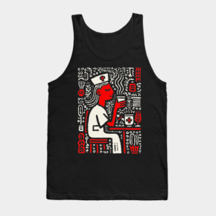 Nurse on a Break | Healthcare Professional Graphic Tank Top